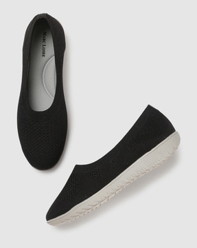 Buy Black Flat Shoes For Women By Marc Loire Online | Ajio.Com