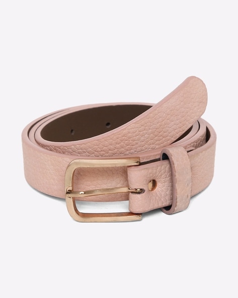 Blush pink outlet belt