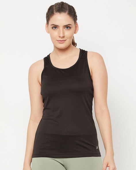 Buy Women's Sleeveless Crew Neck Tops Online