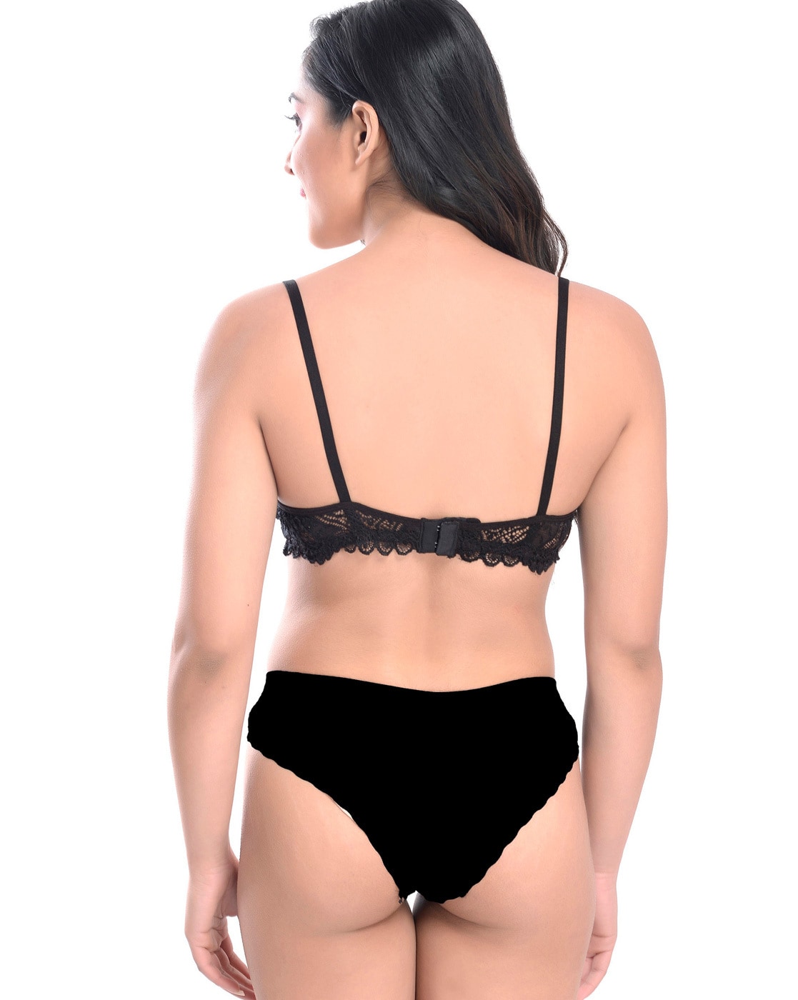 Buy Pink & Black Lingerie Sets for Women by AROUSY Online