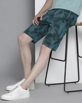 the indian garage co Printed Slim Fit Flat-Front Shorts-picture-33