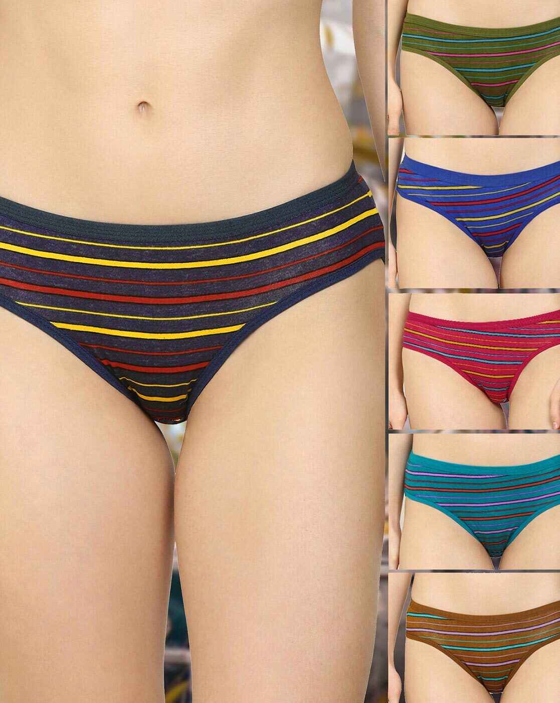 Buy Multicolored Panties for Women by Arousy Online