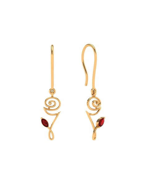 KARL LAGERFELD K/SPHERE DROP EARRINGS | Gold Women's Earrings | YOOX