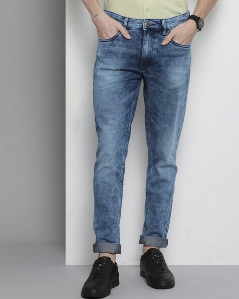Buy Blue Jeans for The Indian Garage Co Online | Ajio.com