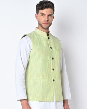 maxence Tailored Fit Nehru Jacket-picture-10