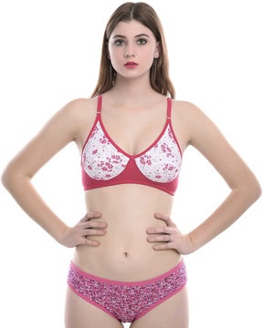 Cotton Dotted Austin-w Bra And Panty Set, Size: XL, 006 at Rs 135/set in  Noida
