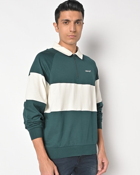 Buy Green & White Sweatshirt & Hoodies for Men by LEVIS Online 