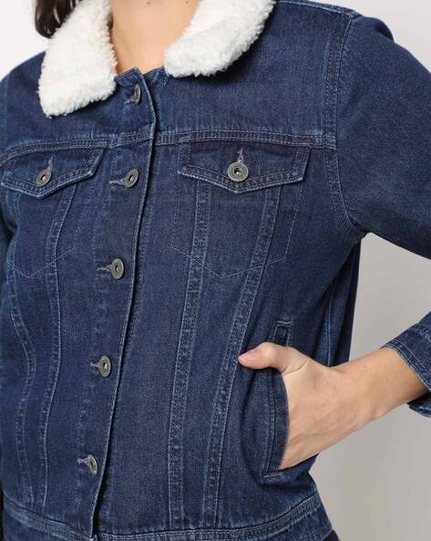 Medium Wash Reversible Sherpa Blanket Denim Jacket – Idyllwind Fueled by  Miranda Lambert