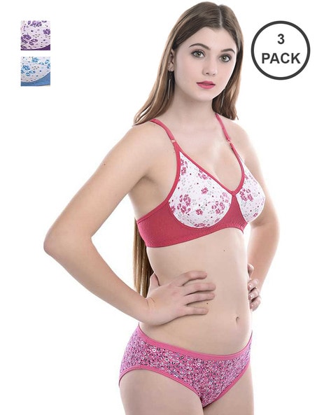 Cotton Ladies Bra With Panty Set, Packaging Type: Box at Rs 720/piece in  Raipur