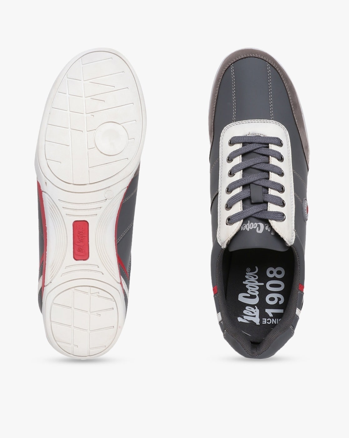 Lee cooper grey on sale sneakers