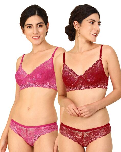 Buy Stylish Set For Every Hot Night Sexy Bra And Panty For Women Combo  Offer Online In India At Discounted Prices