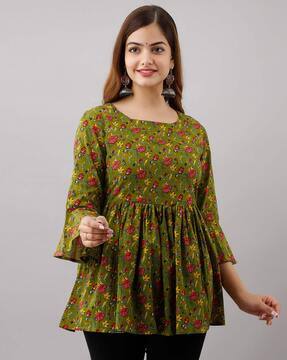 Buy Green Tops for Women by WOMEN TOUCH Online | Ajio.com