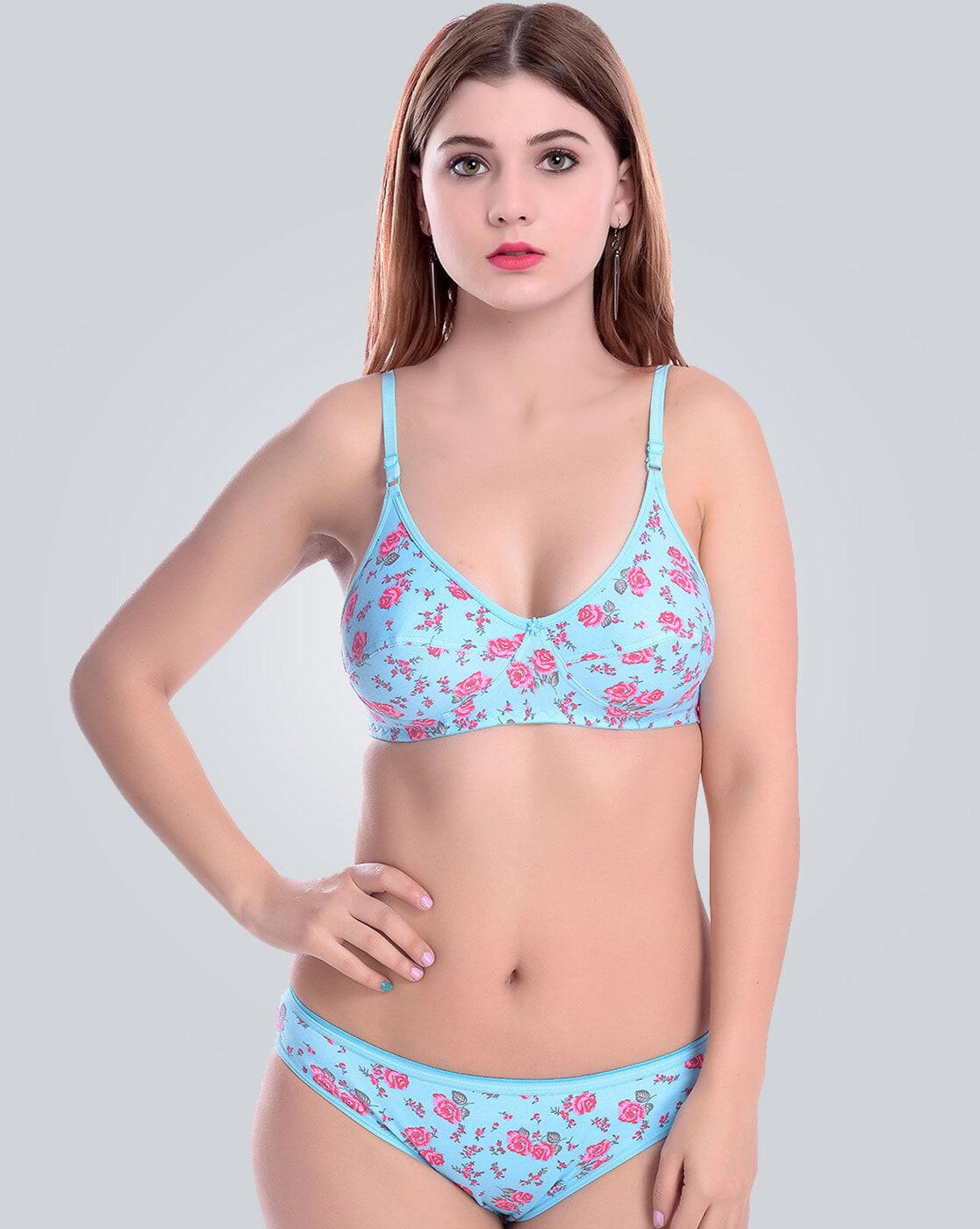 Floral Print Urban Rose Bra by Bravissimo