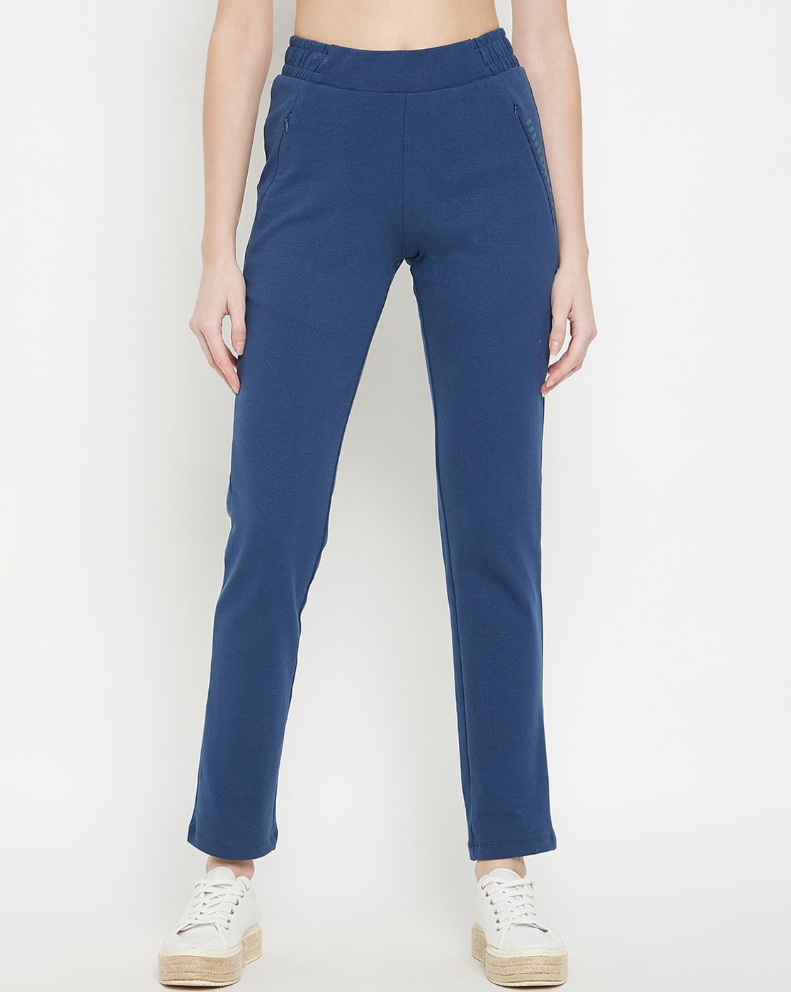 Buy Blue Track Pants for Women by MADAME M SECRET Online