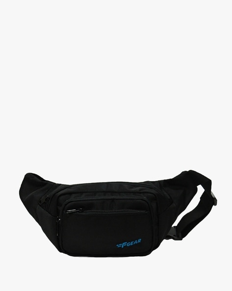 Printed Waist Pouch with Zip Pocket