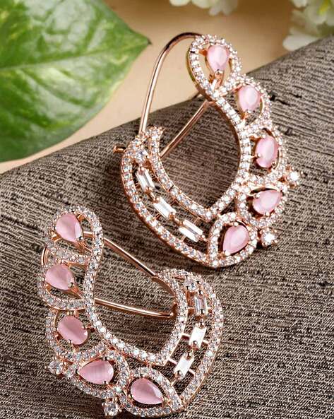Discover more than 149 rose gold earrings latest