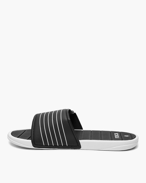 Buy Black Flip Flop Slippers for Men by Forca by Lifestyle