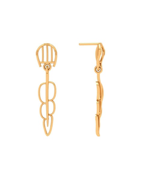 Buy Pipa Bella by Nykaa Fashion Yellow Breeze Enamel Heart Needle & Thread  Earrings Online