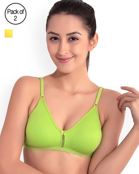 Floret Crossfit Non-Wired Non Padded Full Coverage Bra For
