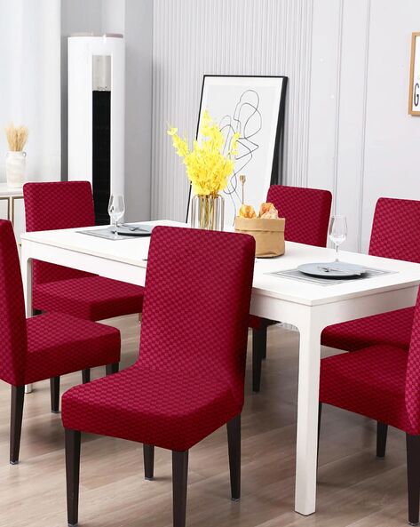 Buy Maroon Table Covers Runners Slipcovers for Home Kitchen