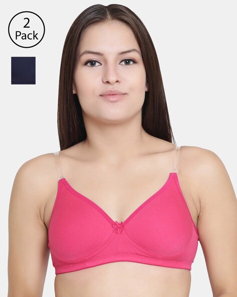 Pack of 2 Non-Wired T-shirt Bra