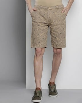 the indian garage co Printed Slim Fit Shorts-picture-47