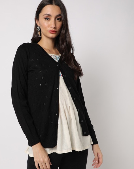 Black hotsell winter cardigan