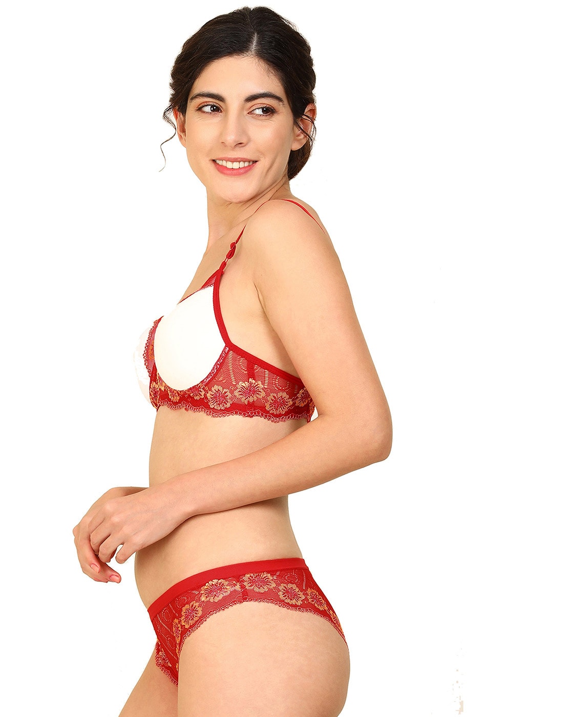 Bra & Panty Set with Full Coverage