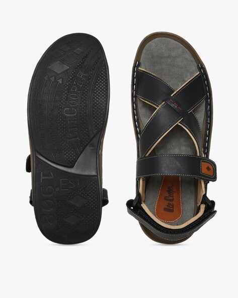 Lee Cooper LCW-21-34-0190M Black sandals - KeeShoes