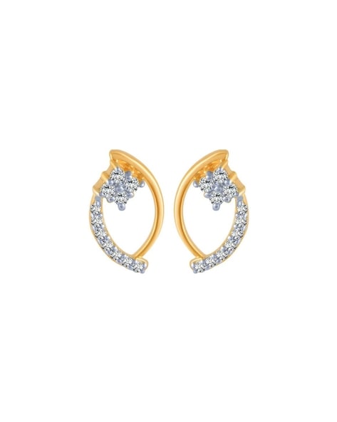 Buy Rose Gold Diamond Earrings for Ladies | PC Chandra