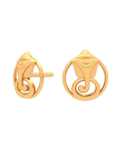 Ganesh sale gold earrings