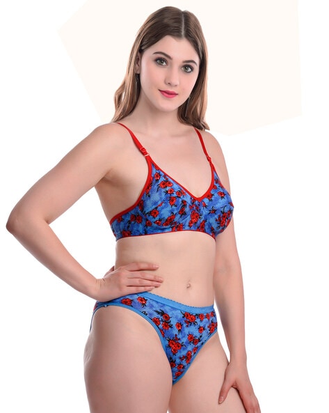 Buy Blue Lingerie Sets for Women by AROUSY Online