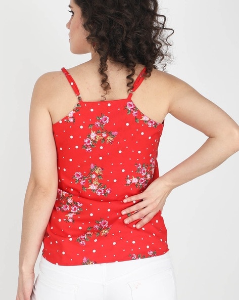 Buy Appulse Cotton Camisoles - Red at Rs.399 online