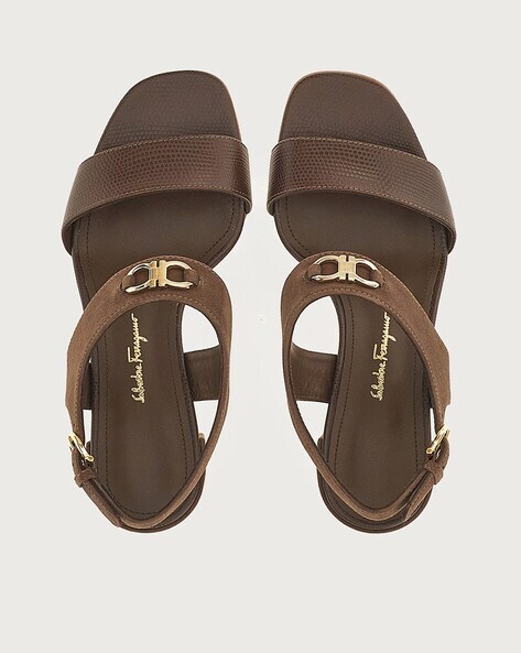 Salvatore ferragamo gancini discount sandals