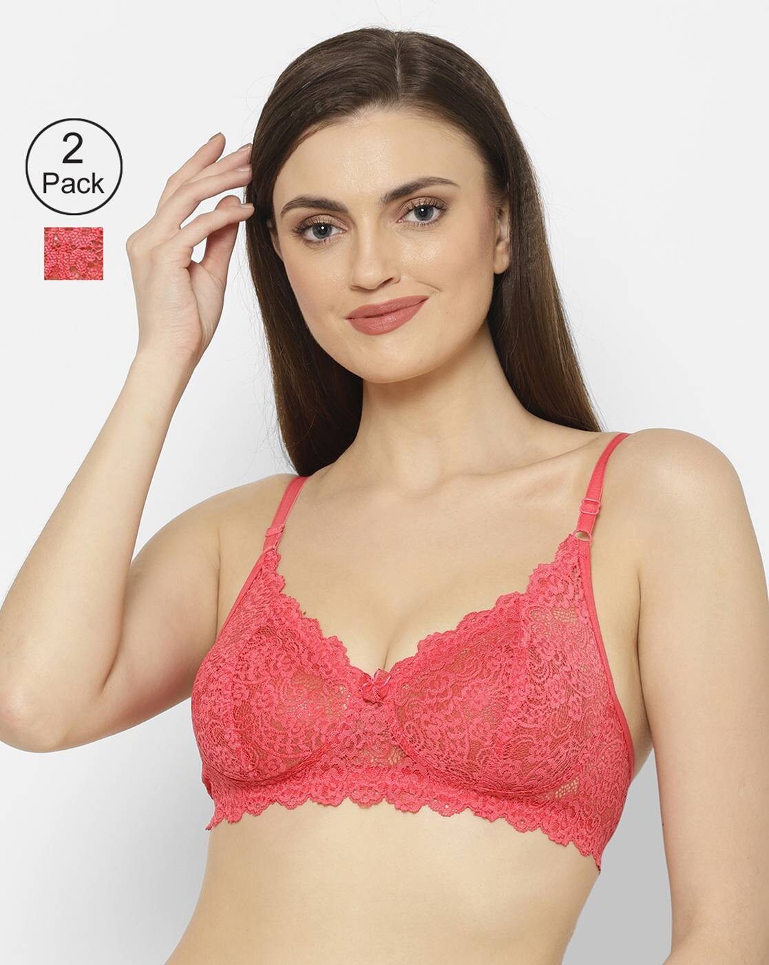 Buy Peach Bras for Women by Floret Online