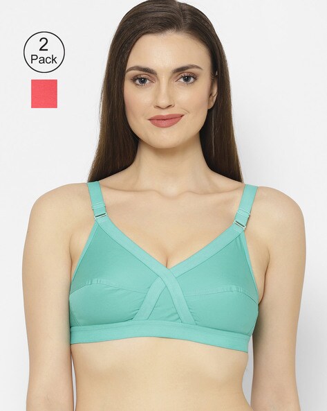 Pack of 2 Non-Padded Bra