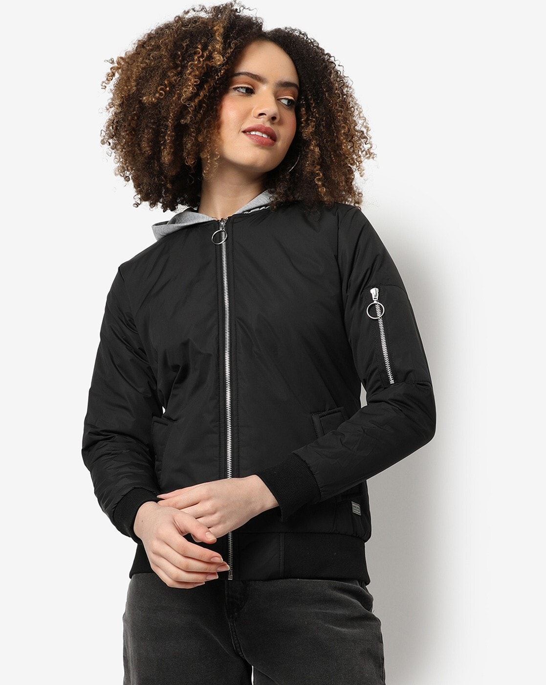 Nike Sportswear Collection Women's High-Pile Fleece Bomber Jacket. Nike JP