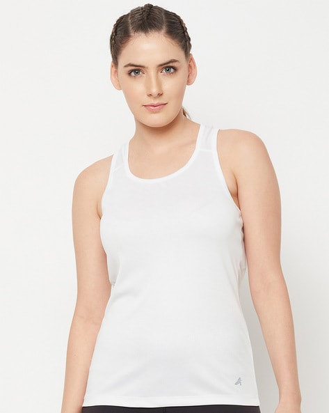 Buy White Tshirts for Women by Athlisis Online