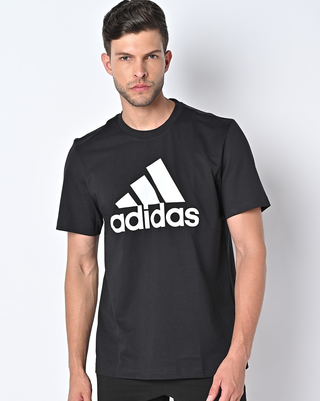 Buy Black Tshirts for Men Online ADIDAS by