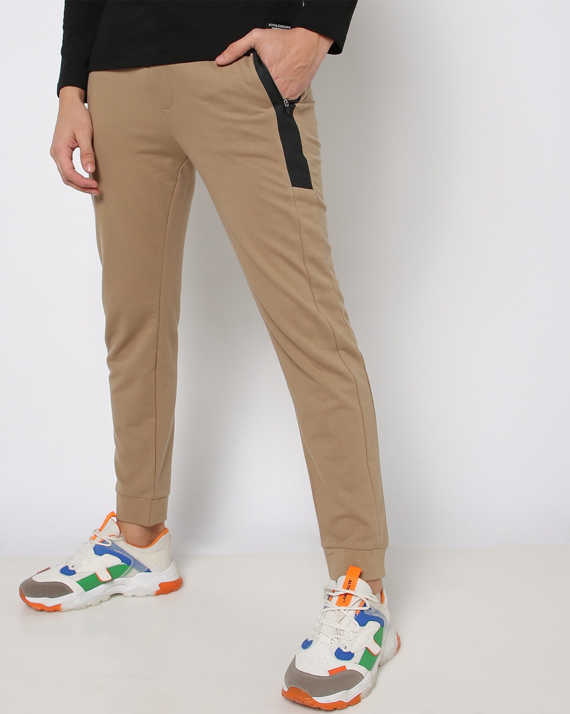 STRAIGHT FIT TROUSERS WITH BUTTONS  White  ZARA India