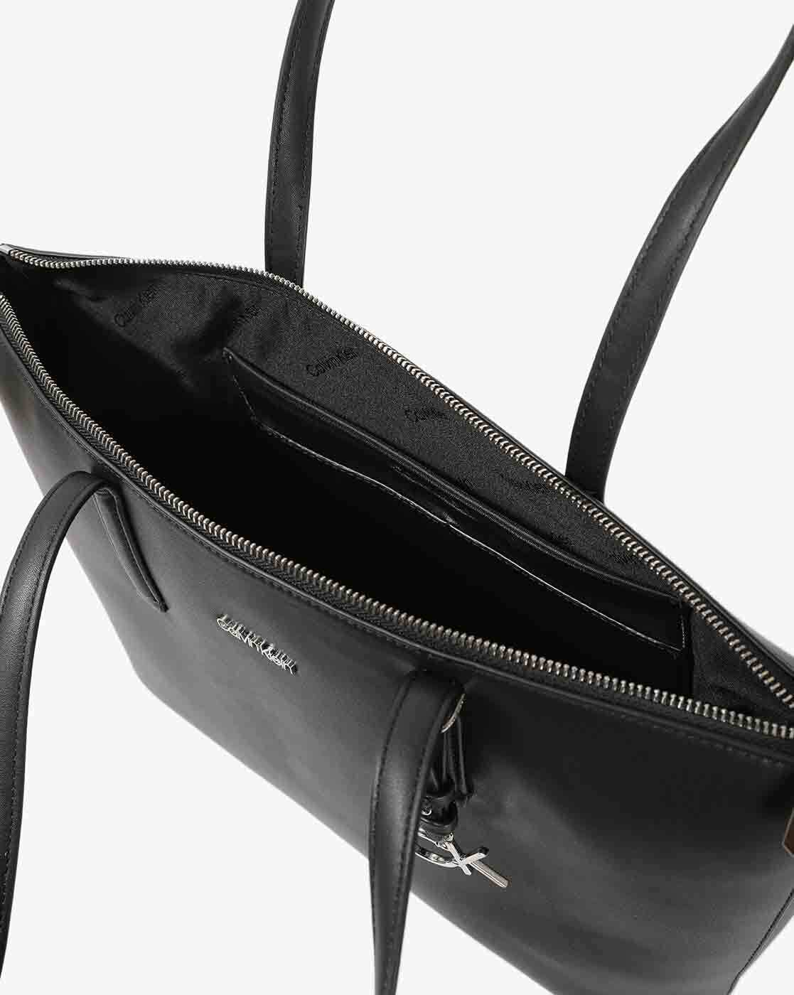 Calvin klein tote black Clearance