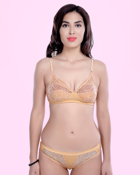 Buy Grey & Pink Lingerie Sets for Women by AROUSY Online