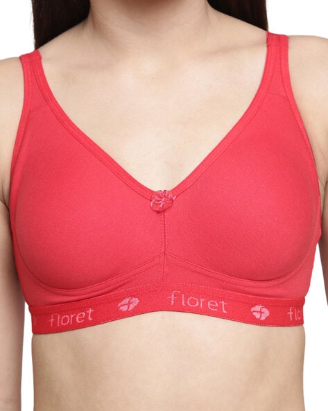 Floret black sports bra