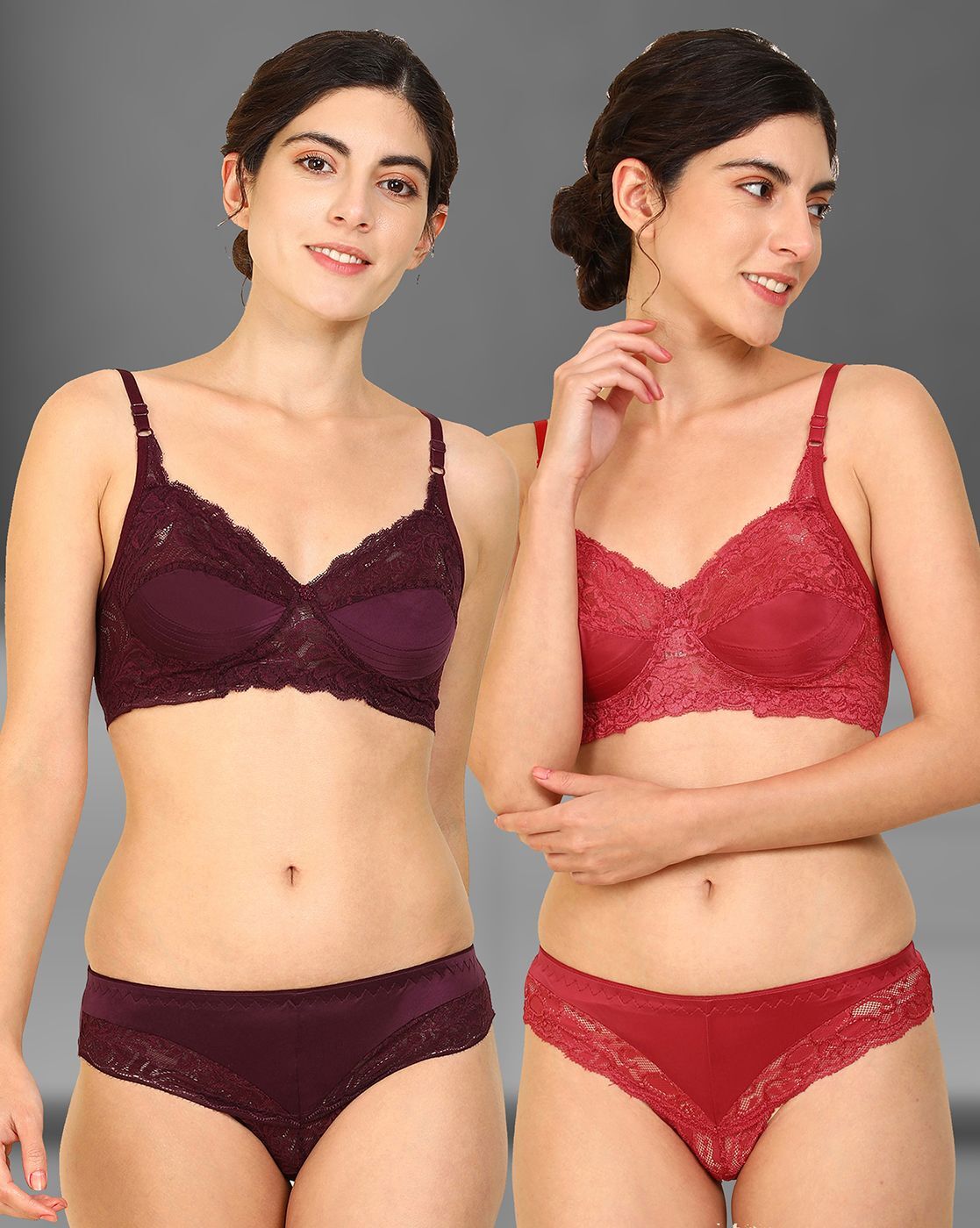 Buy Bra and Knickers Set Underwear for Women Lingerie Set Plus Size UK 8-22  Online at desertcartINDIA