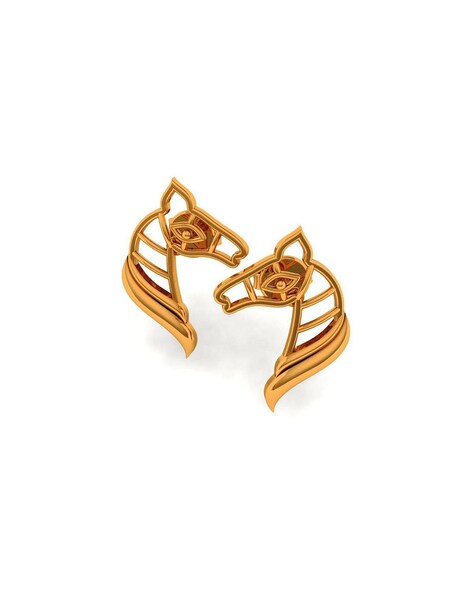 14 K Yellow Gold Earrings,  14 Karat Gold Jewelry