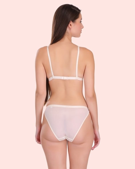 Buy White Lingerie Sets for Women by AROUSY Online