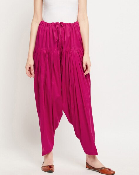 Patiala Pant with Drawstring Waist Price in India