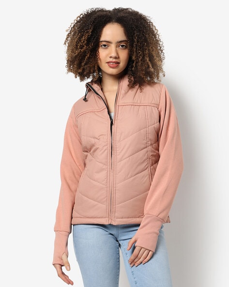 Pink campus hotsell full zip anorak