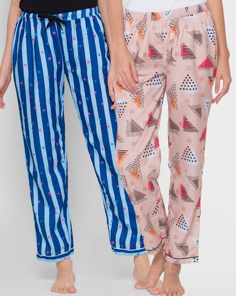 Women Striped Pyjamas - Buy Women Striped Pyjamas online in India