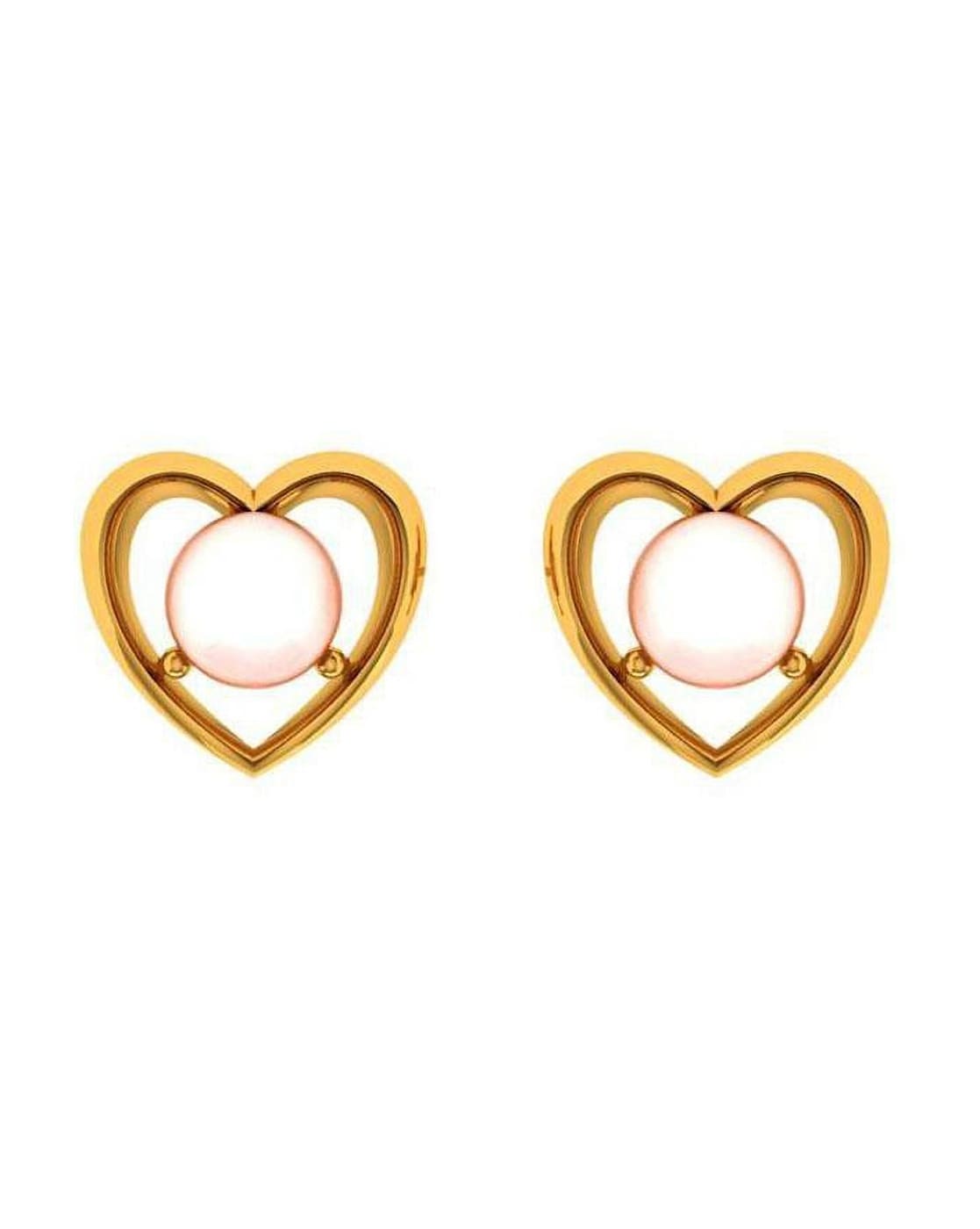 Heart Shaped Stud Zircon Drop Earring – kingdomoflashes